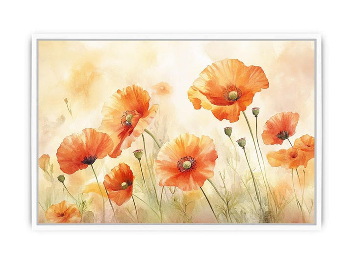Orange Poppies  Framed Print