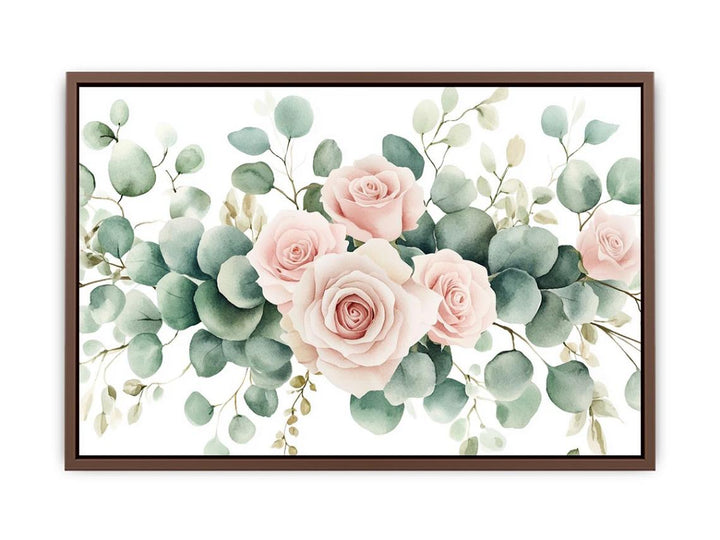 Sage Green Floral   Poster