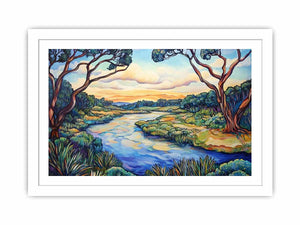 Barwon River Streched canvas