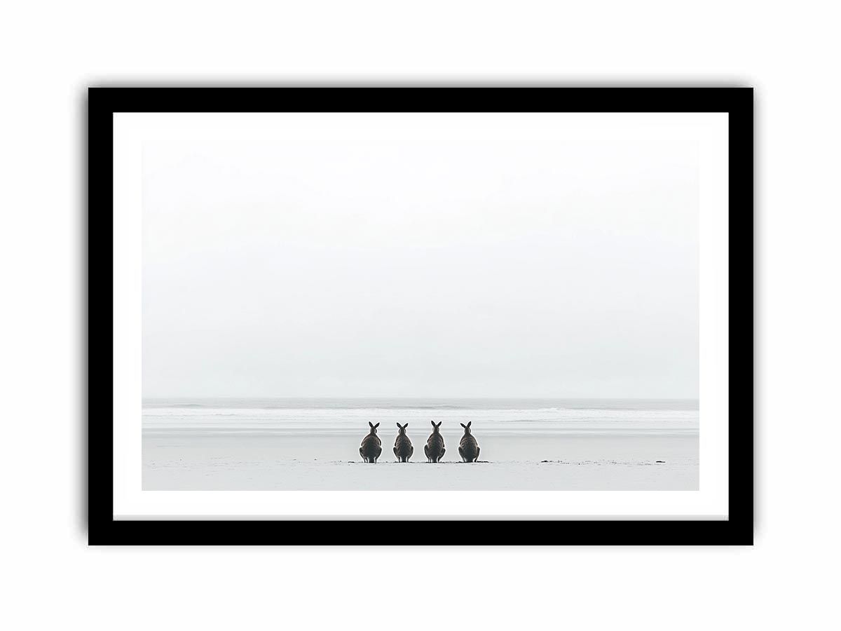 Oceanbound Roos  Art Print