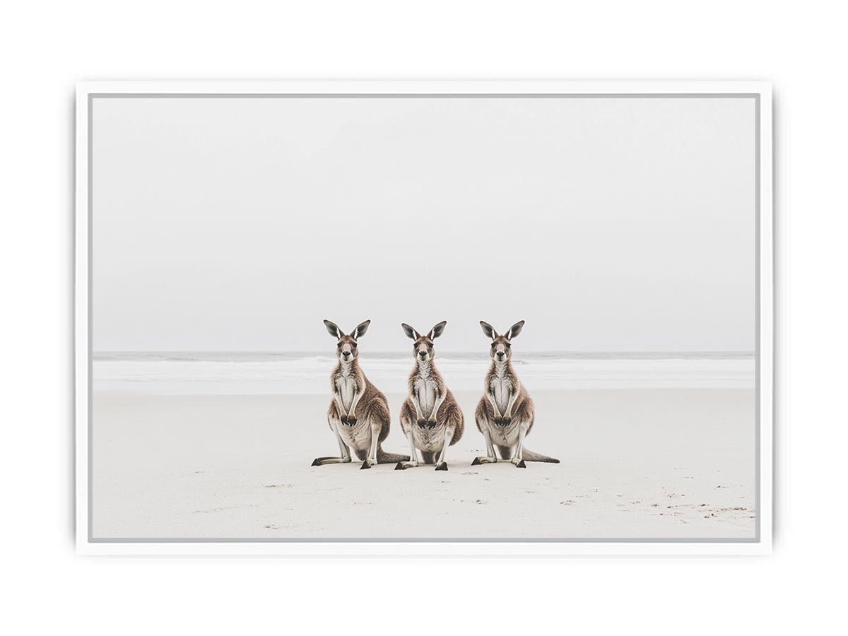 Sand & Shadows Framed Print