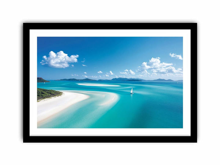 Whitsunday Sandy Beach  Art Print