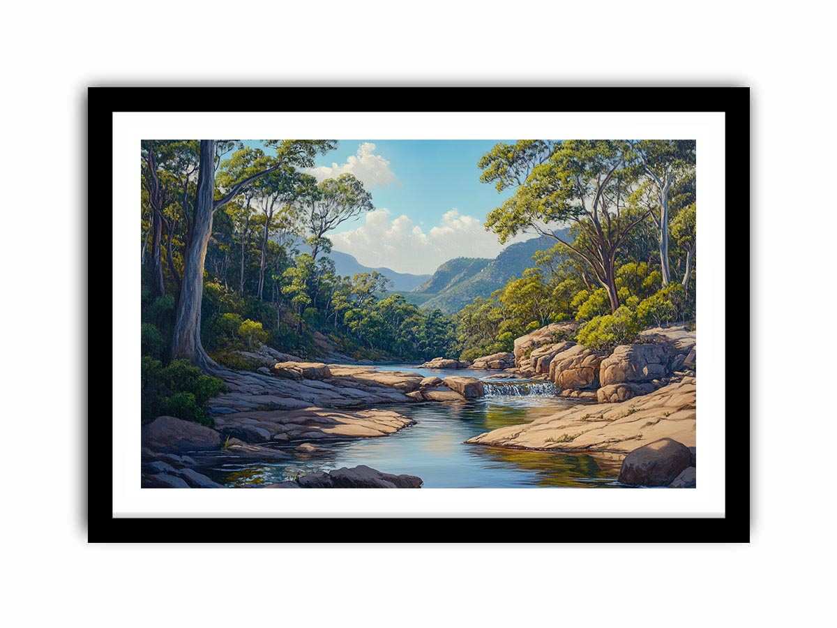 Hunter River  Art Print