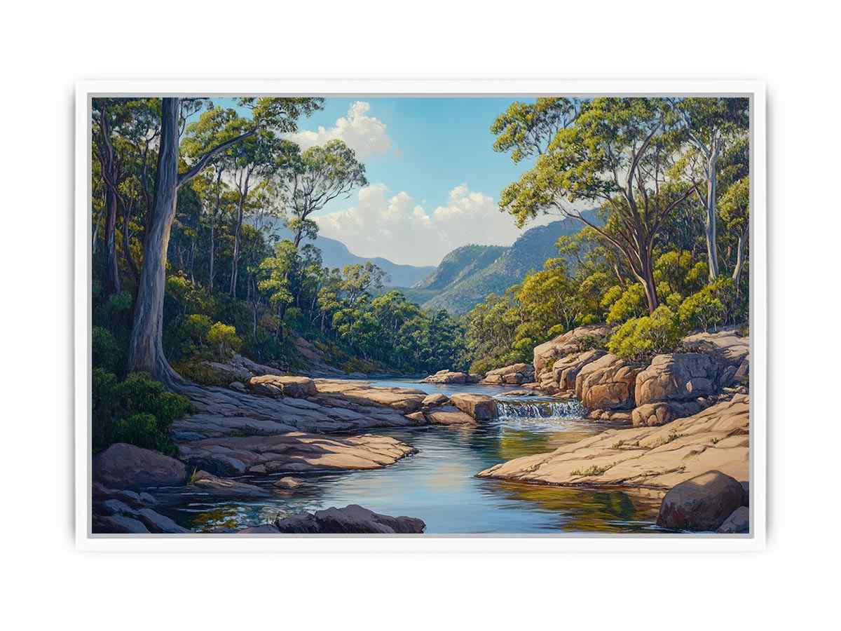 Hunter River Framed Print