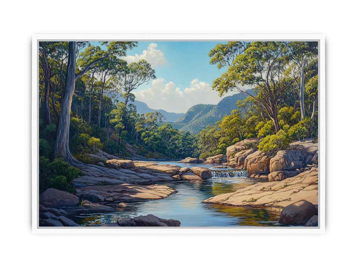 Hunter River Framed Print