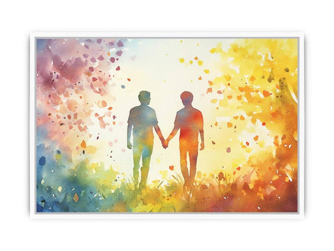 Echo Of Two Souls Framed Print