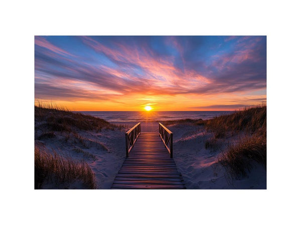 Beach Path Sunset