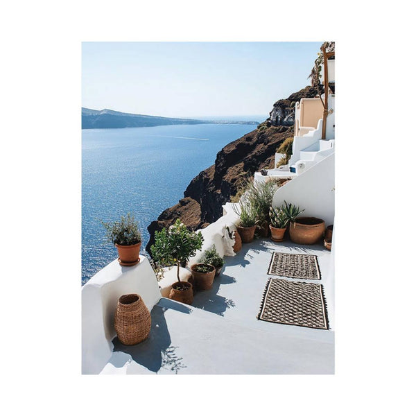 Terrace In Santorini