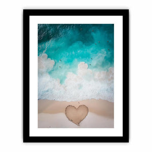 Love On The Beach  Art Print