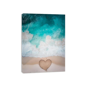 Love On The Beach Canvas Print
