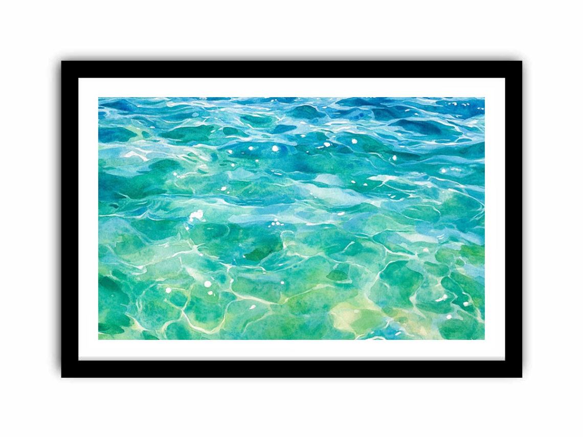 Moonlit Water  Art Print
