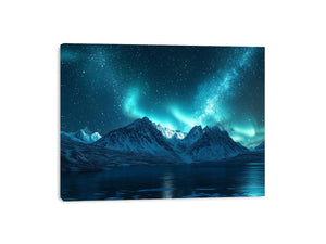 Dancing Lights Of The North Canvas Print