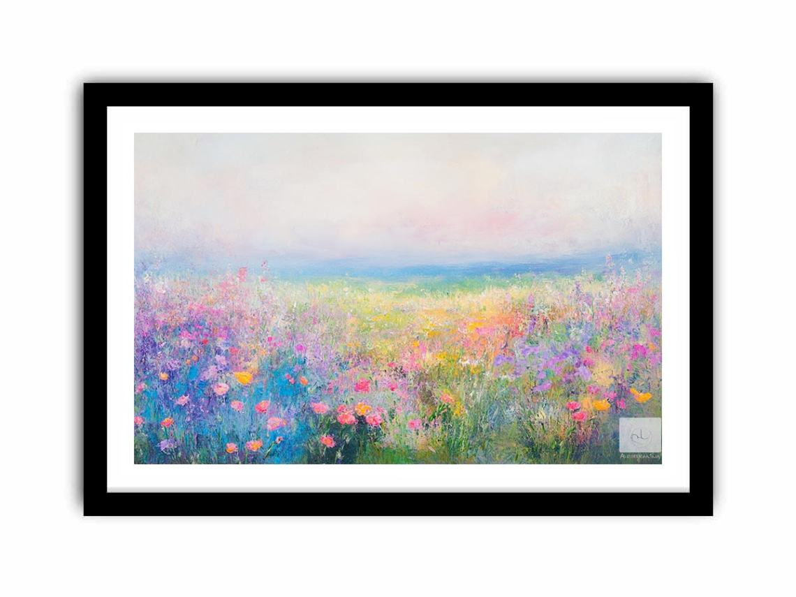 Vibrant Tulips  Art Print