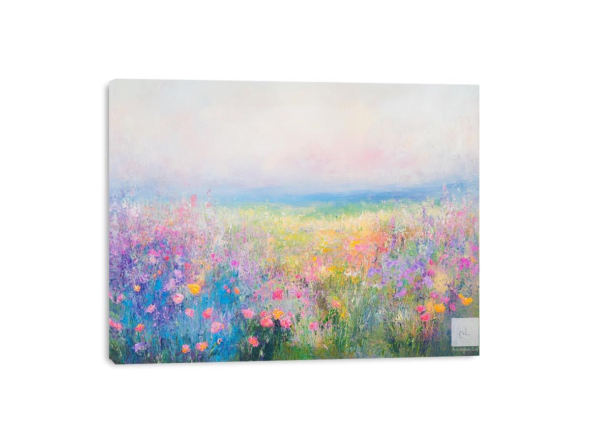 Vibrant Tulips Canvas Print