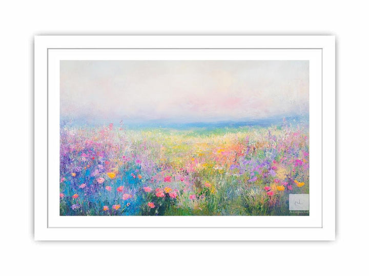 Vibrant Tulips Streched canvas