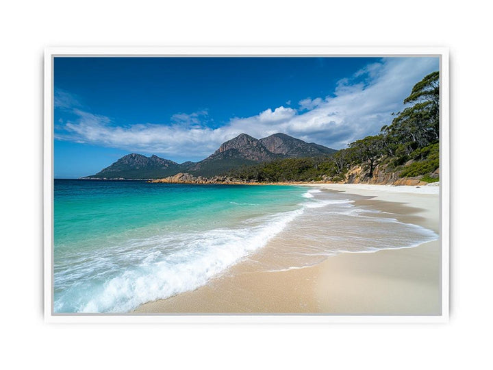 Serenity By The Shore Framed Print