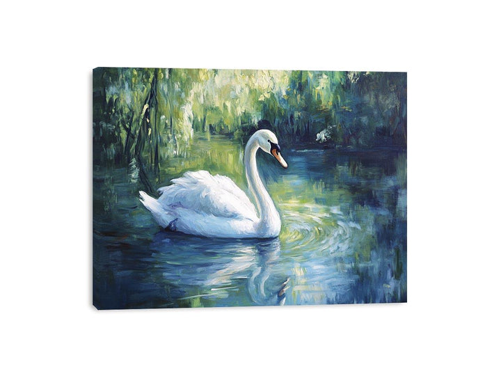 Swan River Canvas Print