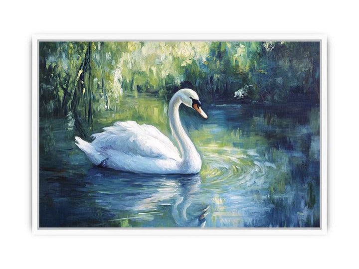 Swan River Framed Print