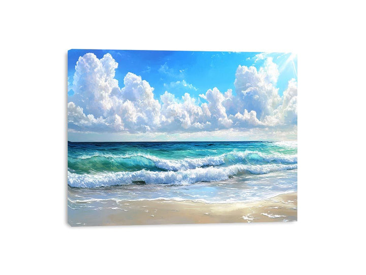 Endless Azure Canvas Print
