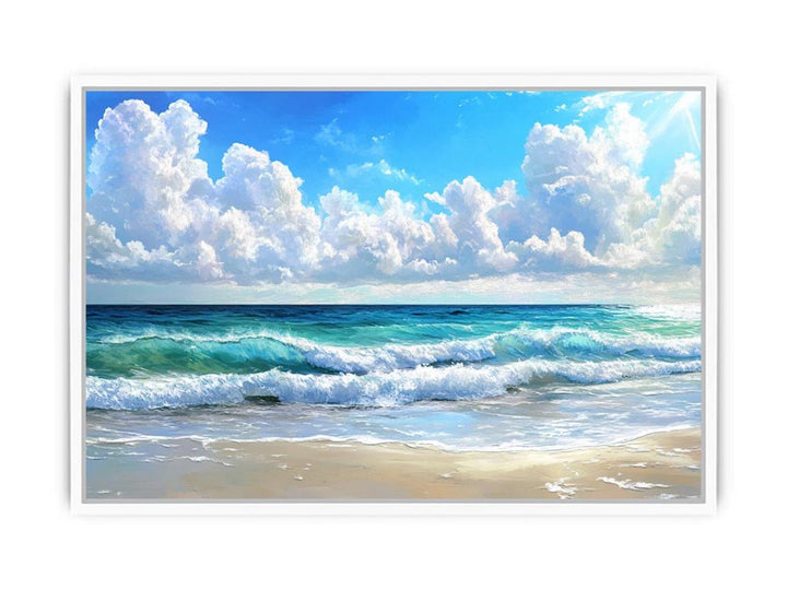 Endless Azure Framed Print