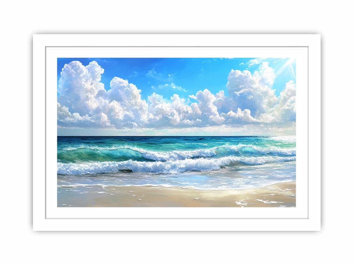 Endless Azure Streched canvas