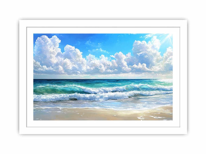 Endless Azure Streched canvas