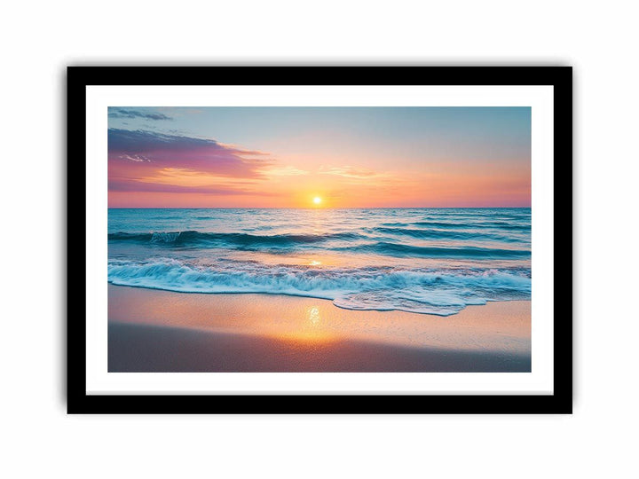 Sunlit Waves  Art Print