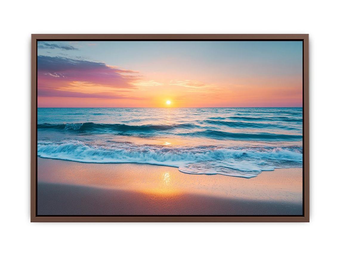 Sunlit Waves  Poster