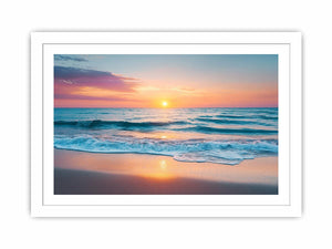 Sunlit Waves Streched canvas