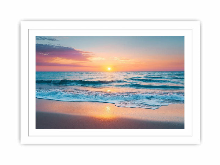 Sunlit Waves Streched canvas
