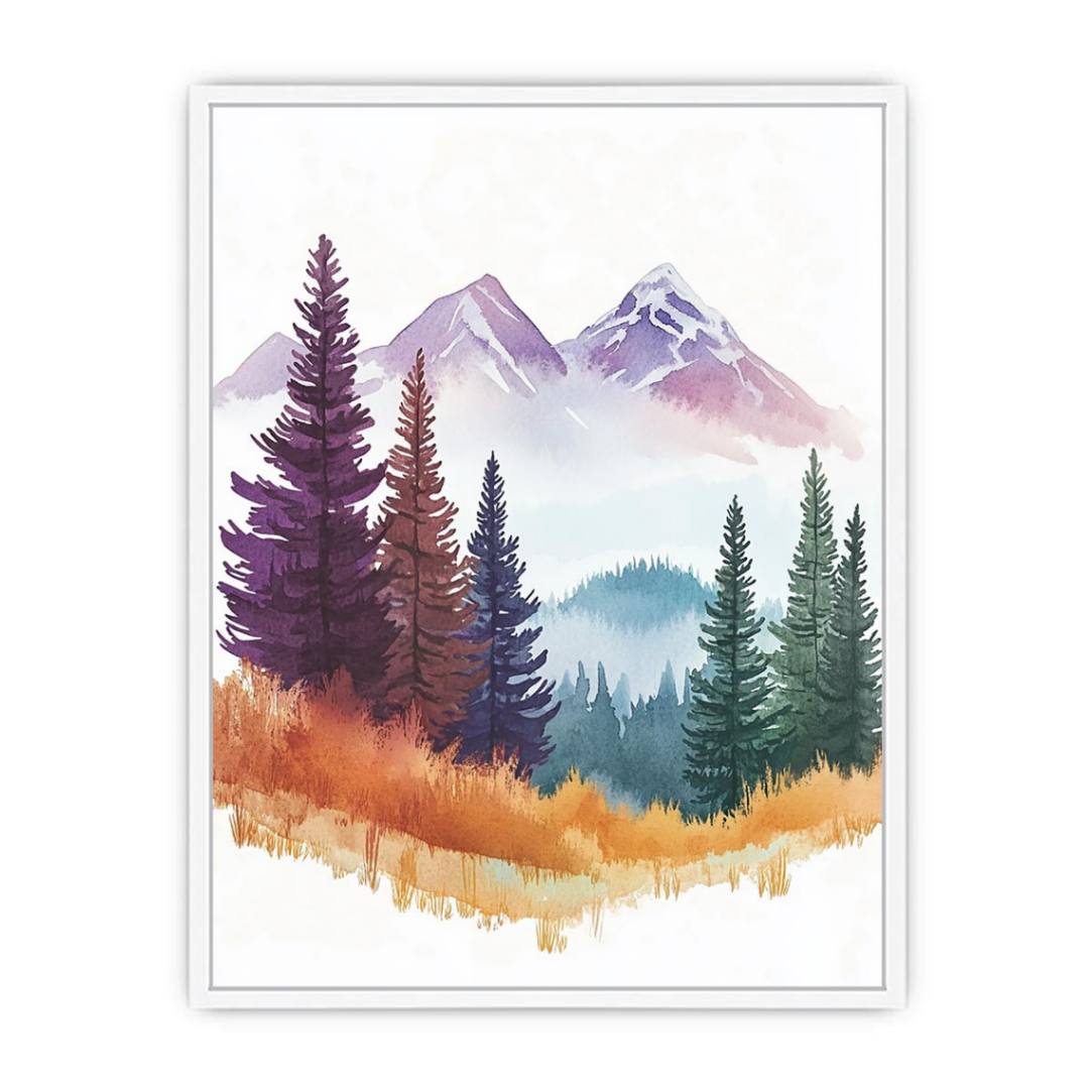 Misty Serenity Framed Print