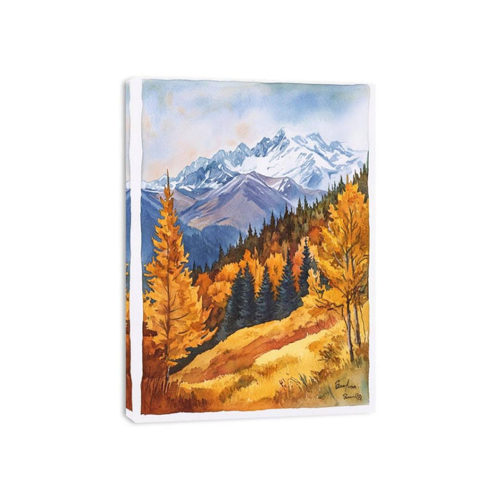 Flowing Colors Of Dawn Canvas Print