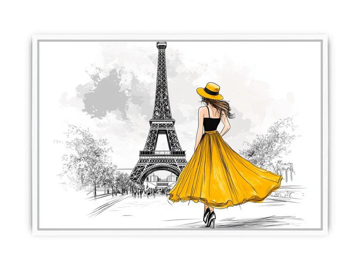 Belle Of The Tower Framed Print