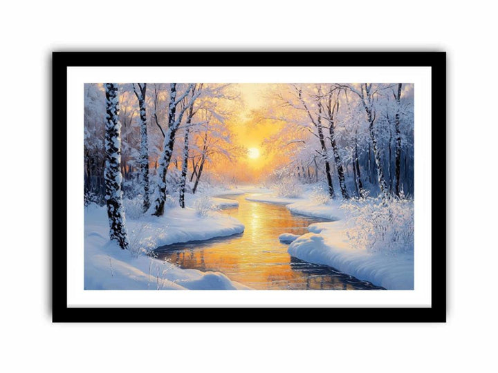 Winter Landscape  II  Art Print
