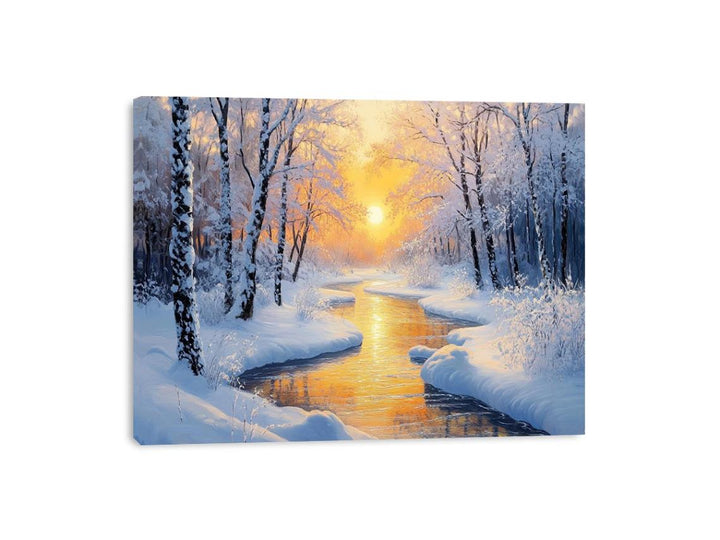Winter Landscape  II Canvas Print