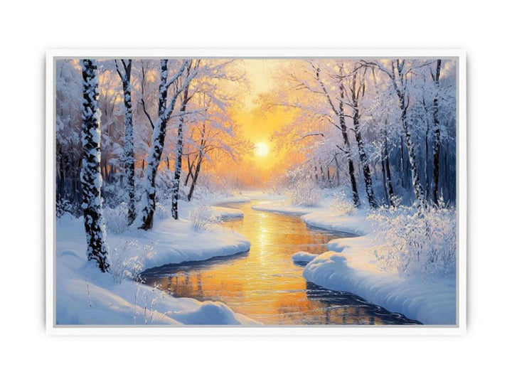 Winter Landscape  II Framed Print