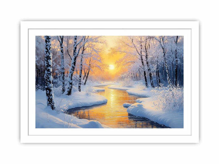 Winter Landscape  II Streched canvas
