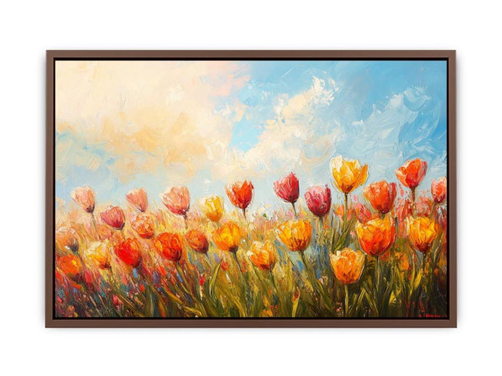 Floral Tulips  Poster