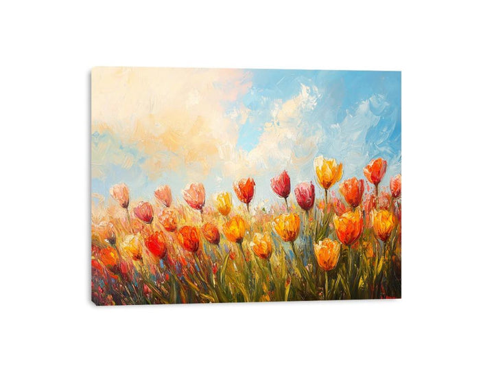 Floral Tulips Canvas Print