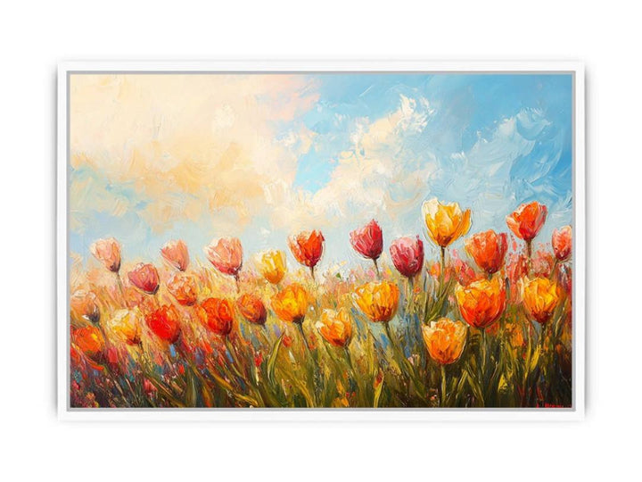 Floral Tulips Framed Print