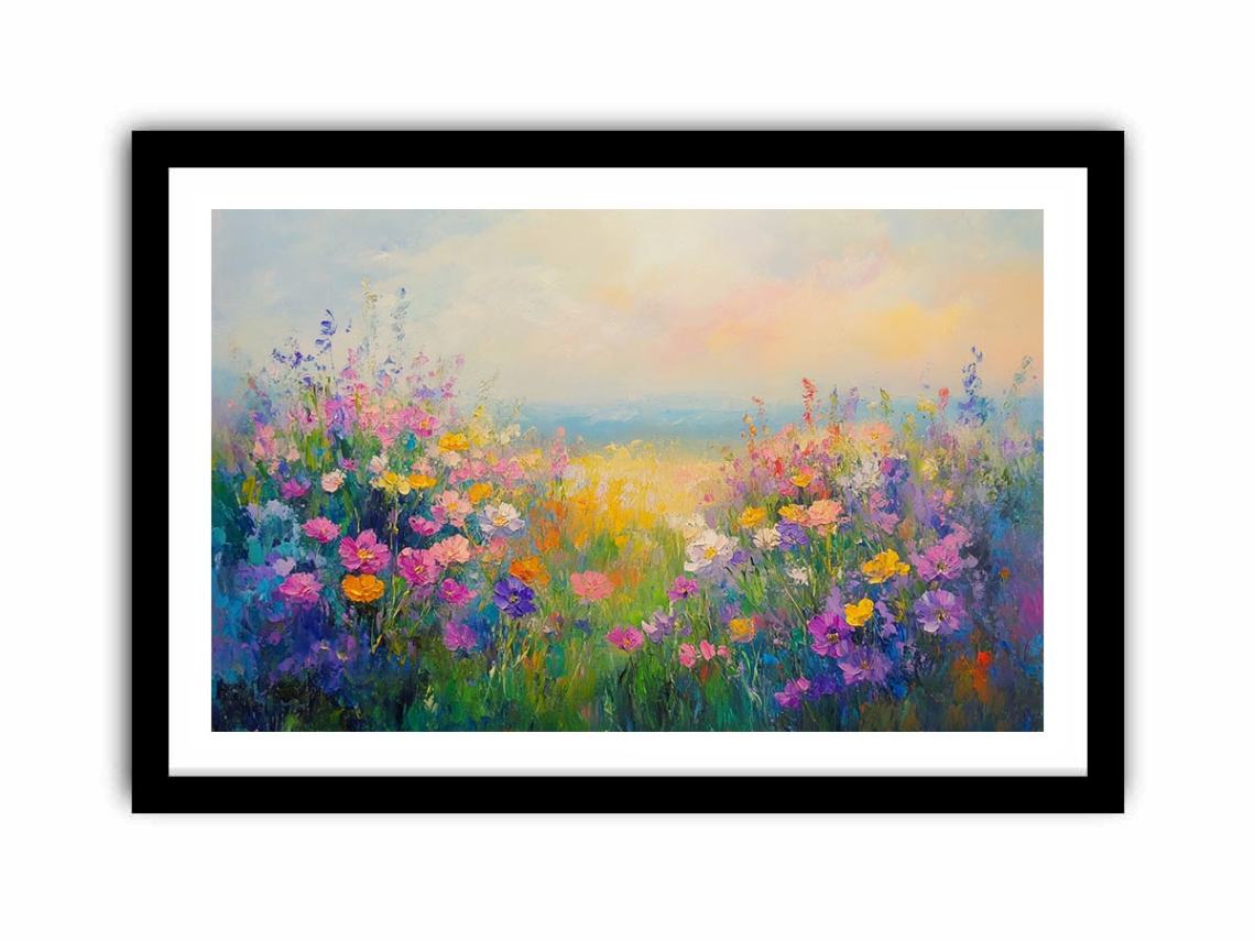 Symphony Of Wildflowers  Art Print