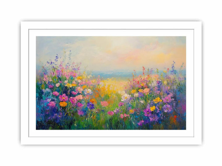 Symphony Of Wildflowers Streched canvas