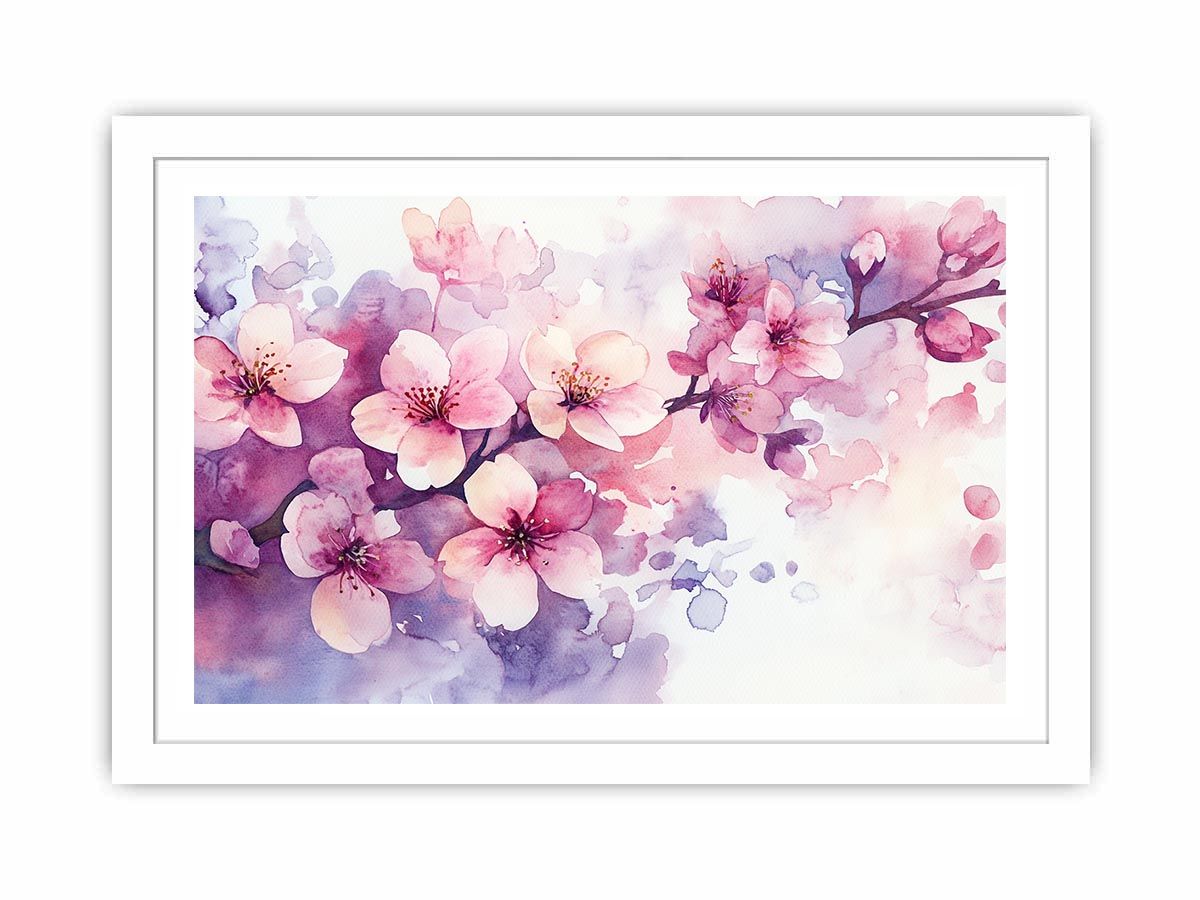 Watercolor Reverie Streched canvas