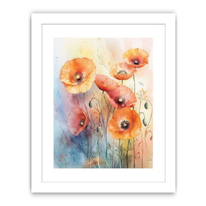 Scarlet Reverie Streched canvas