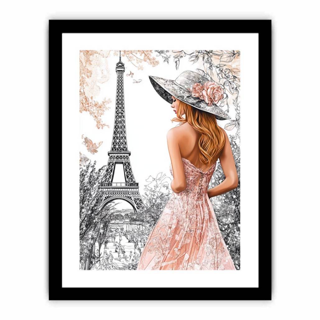 Grace In The City Of Light  Art Print