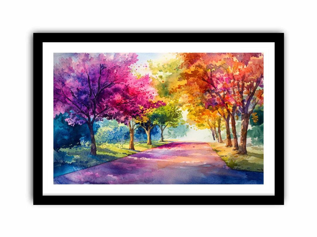 Brushstrokes Of Serenity  Art Print