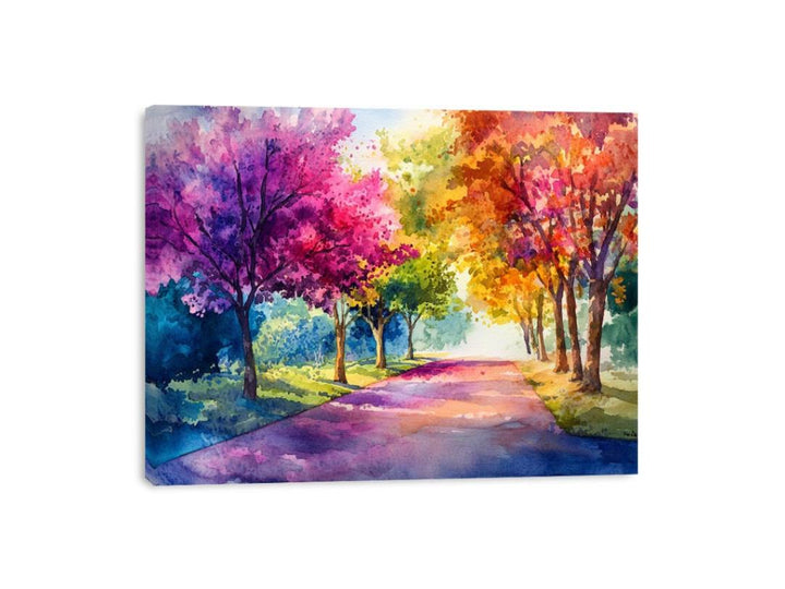 Brushstrokes Of Serenity Canvas Print
