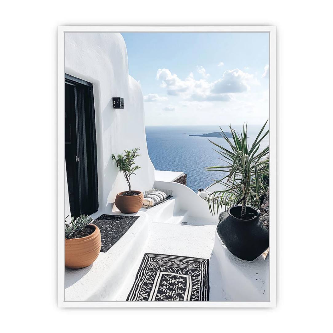 The Sun-Kissed Isle Framed Print