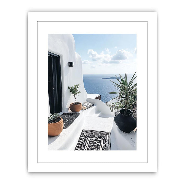 The Sun-Kissed Isle Streched canvas