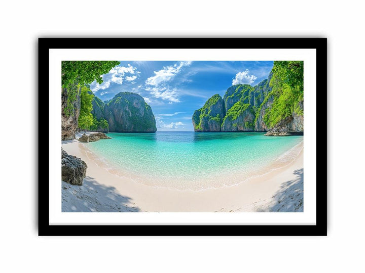 Ocean’s Eternal Canvas  Art Print
